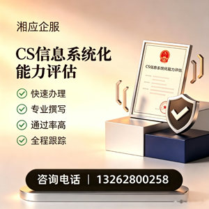 威海CS信息系统化能力评估申报服务